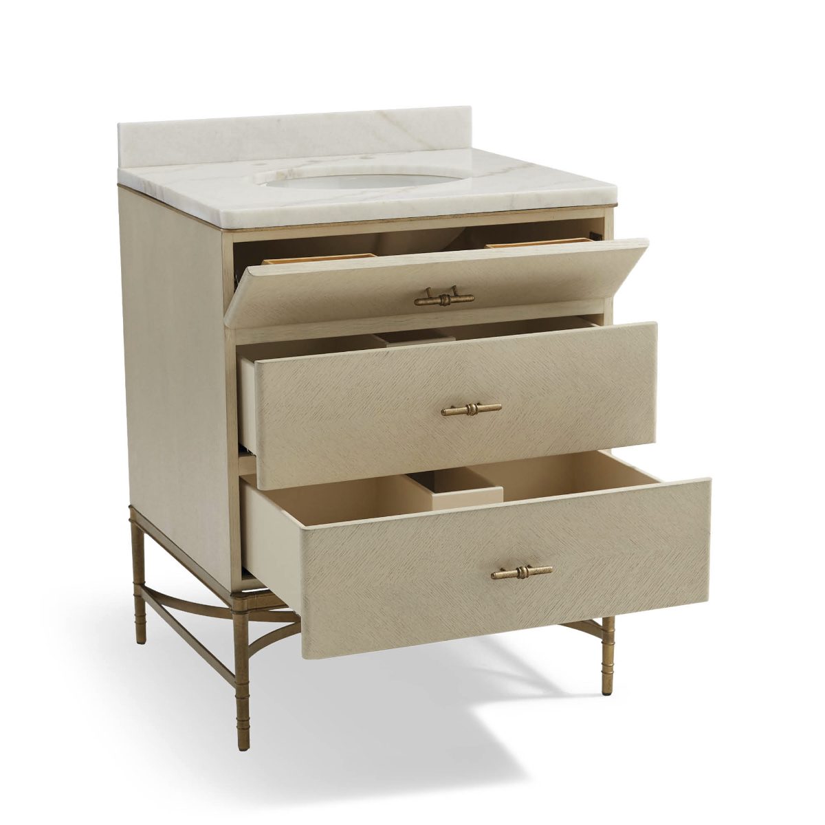 Alternative view of Angelina 27" Powder Bath Vanity