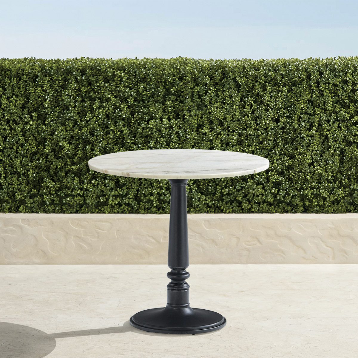 Amalfi Bistro Table in Aluminum