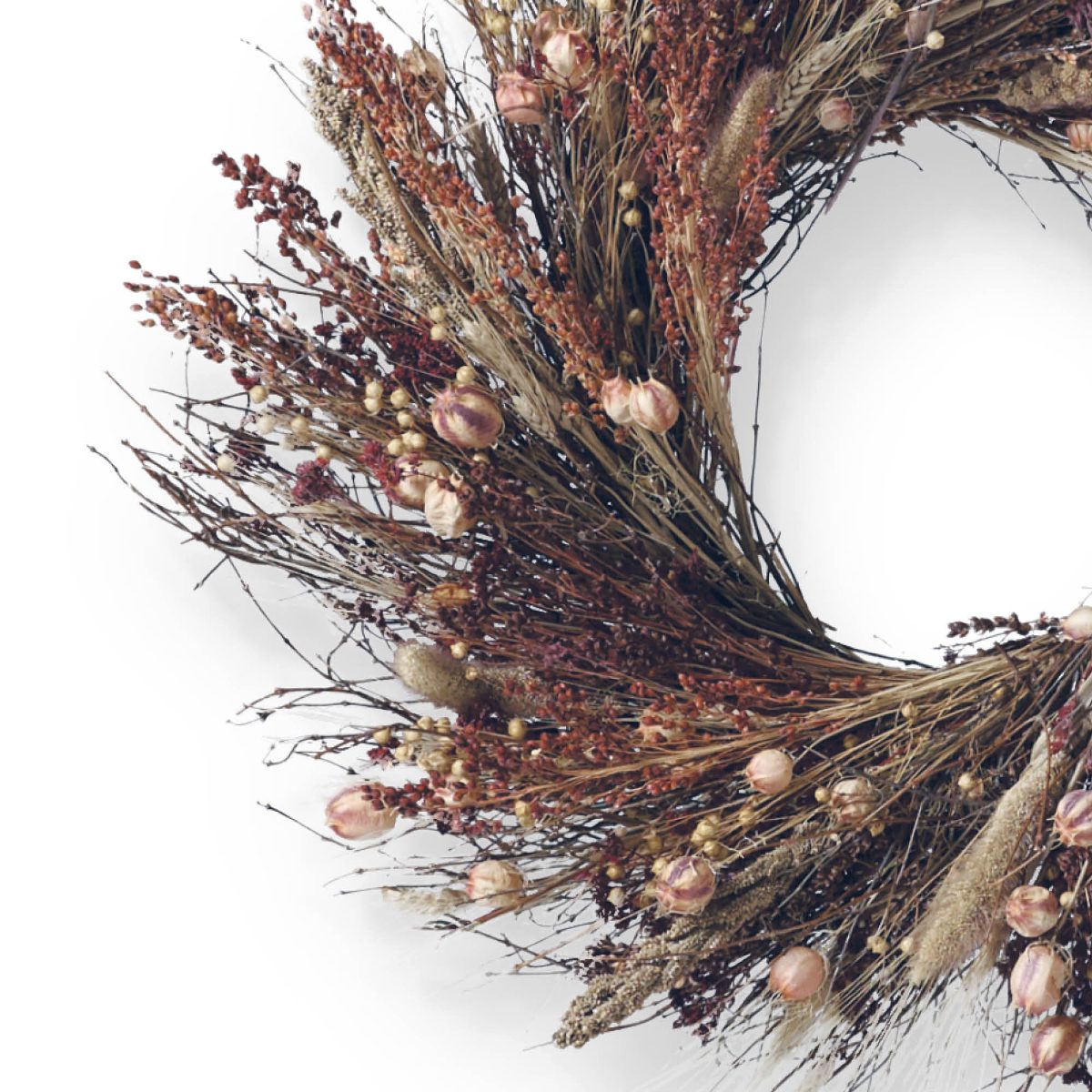 Alternative view of Amber Fields Wreath