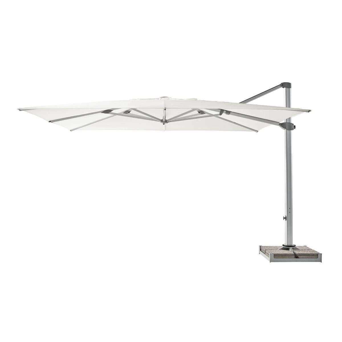 Alternative view of Altura LED Cantilever Umbrella with Base