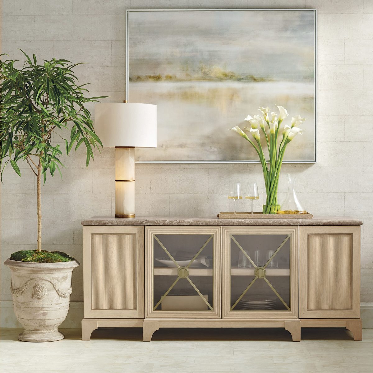 Antioch Illuminating Alabaster Table Lamp - Image 3
