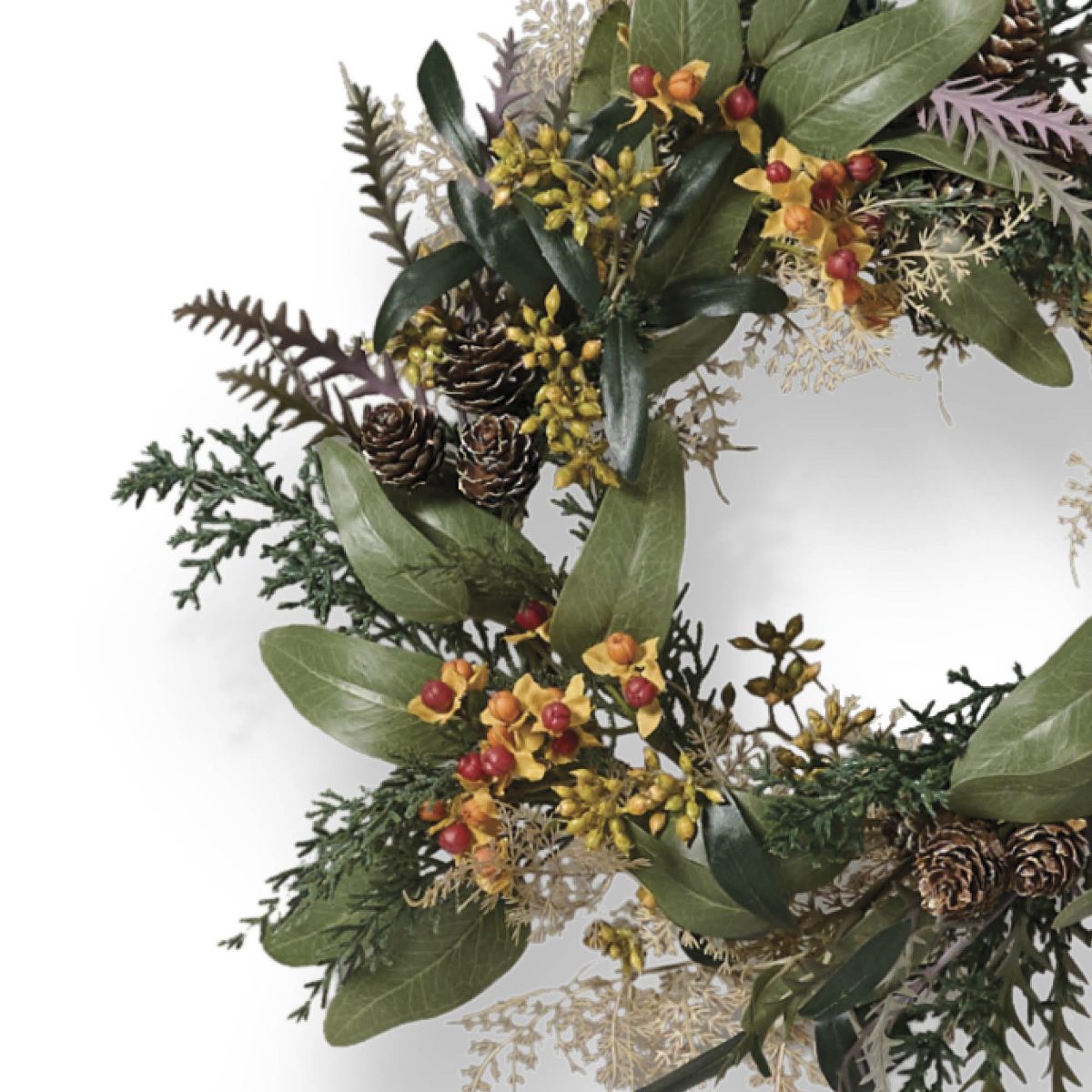 Alternative view of Autumn's Embrace Mini Wreath, Set of Two
