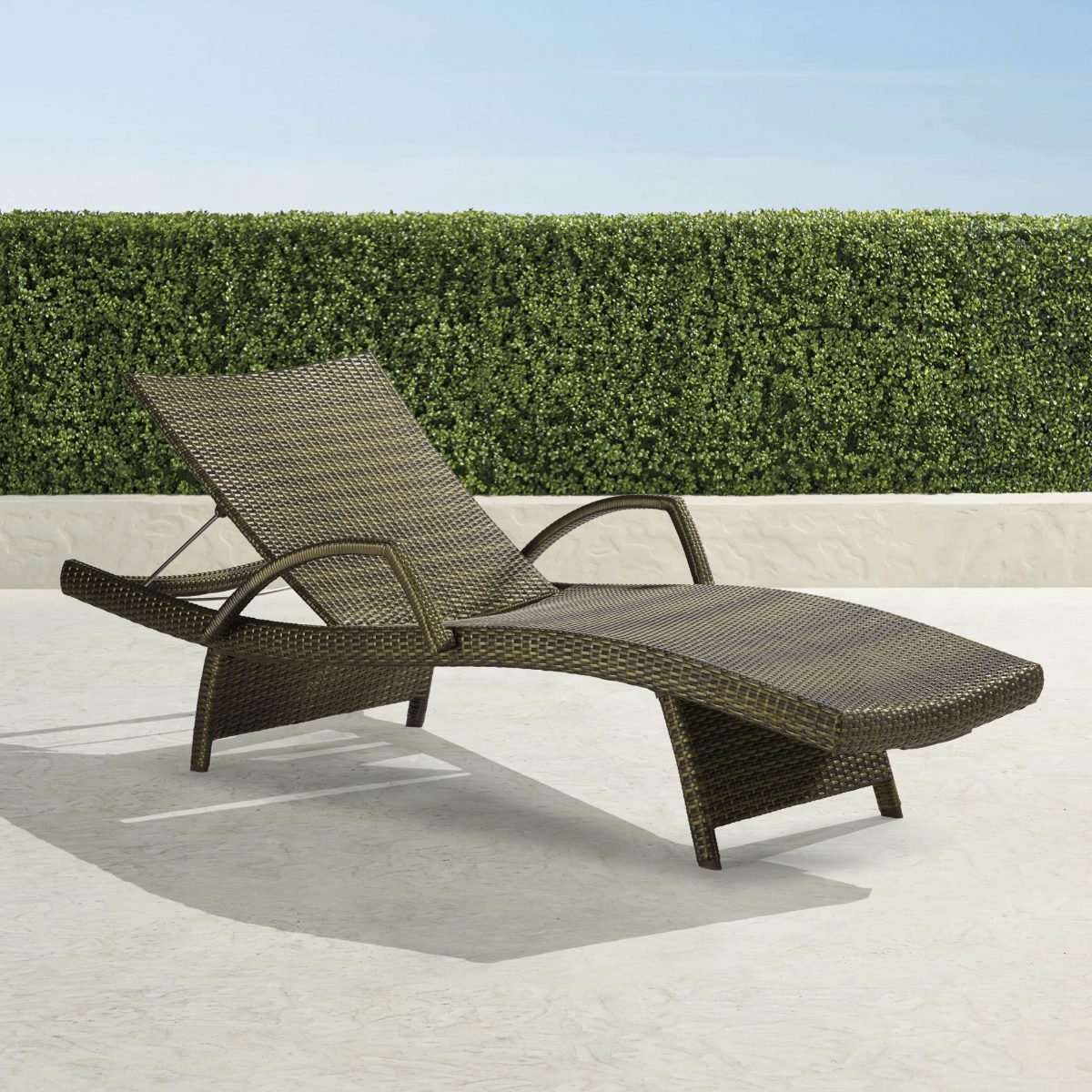 Balencia Chaise Lounges with Arms, Set of Two