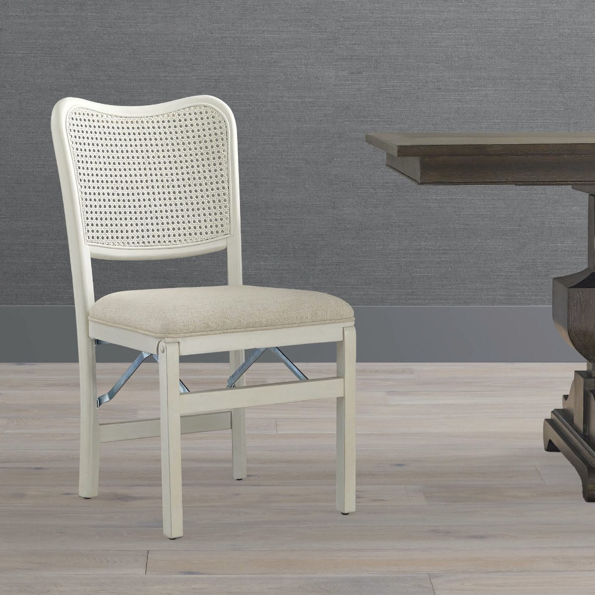 Alternative view of Cane Folding Chairs, Set of Two