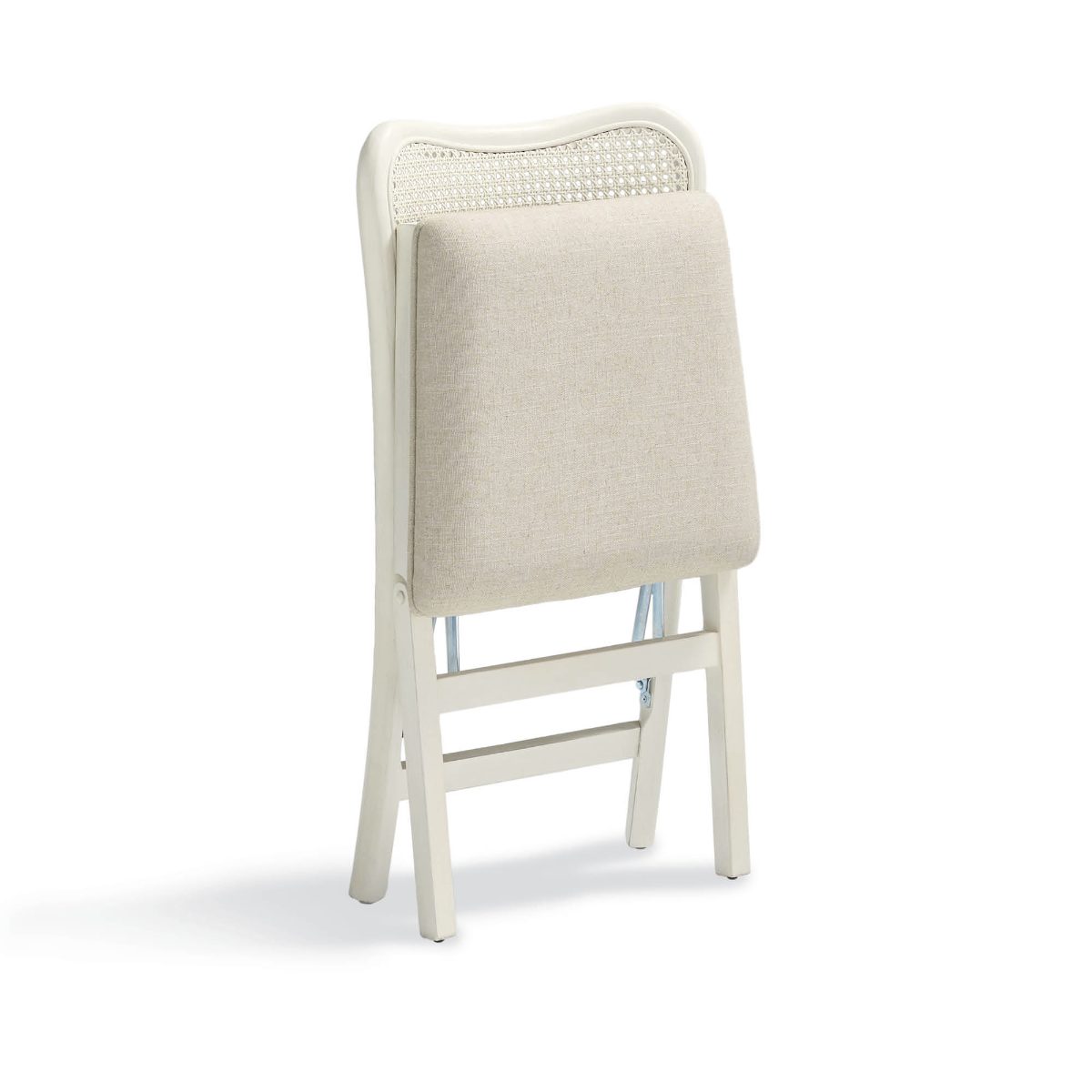 Cane Folding Chairs, Set of Two - Image 5