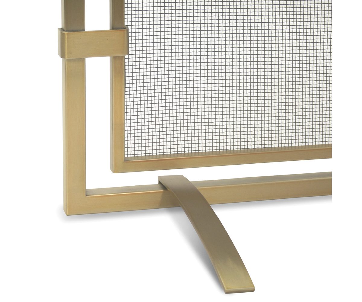 Alternative view of Sinclair Single Panel Fireplace Screen