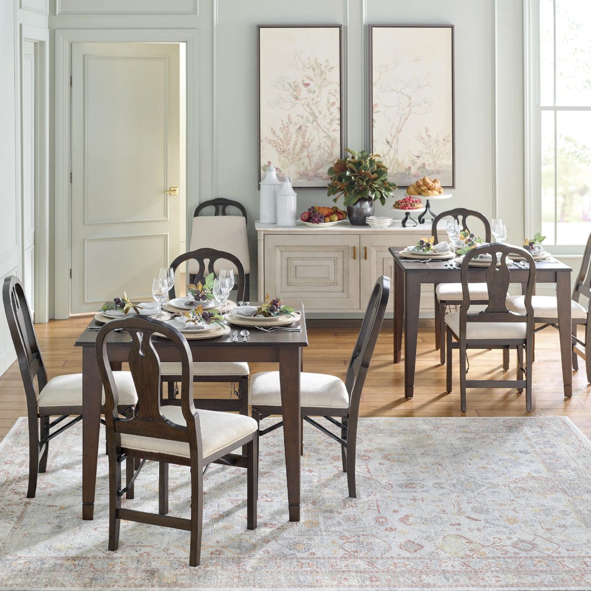 Modern Chippendale Folding Chairs, Set of Two - Image 3