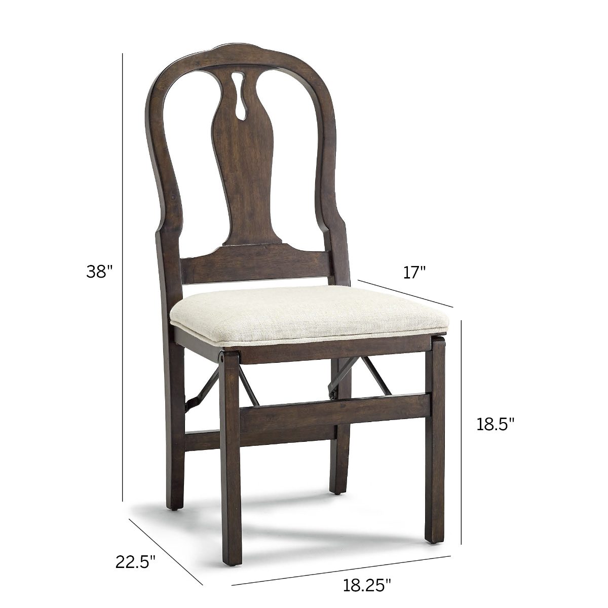 Modern Chippendale Folding Chairs, Set of Two - Image 4