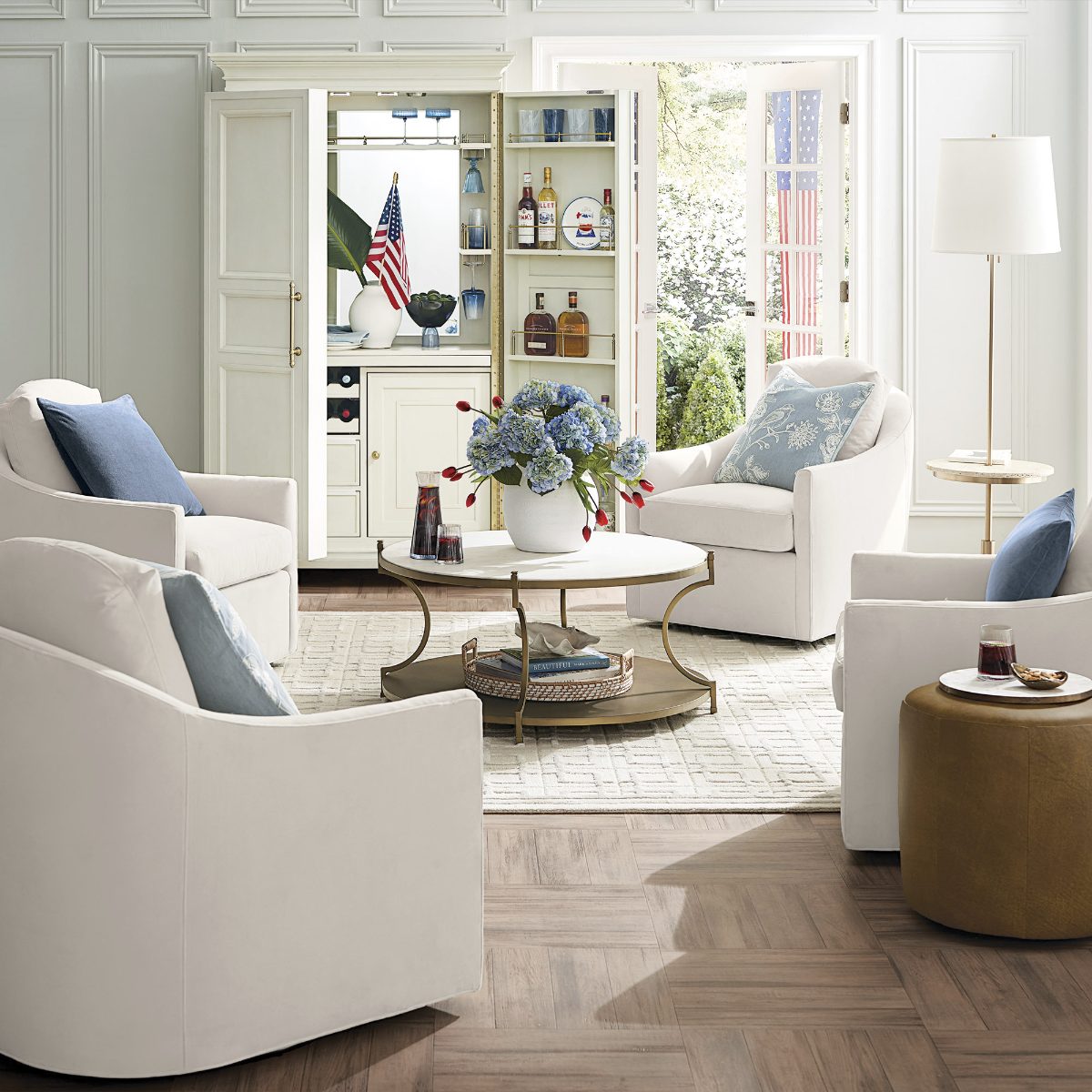 Alternative view of Bradley Bar Cabinet