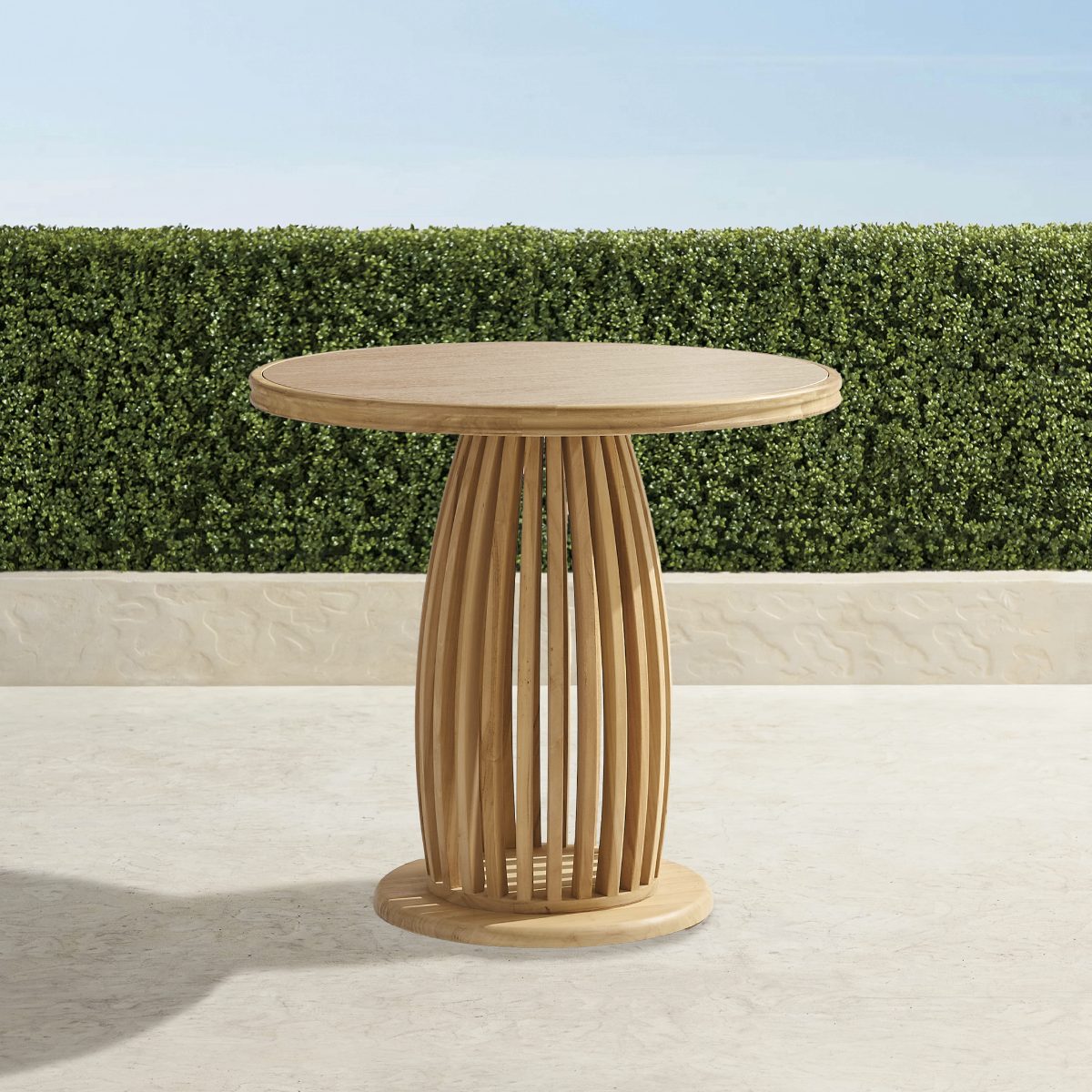 Bari Bistro Table in Natural Teak