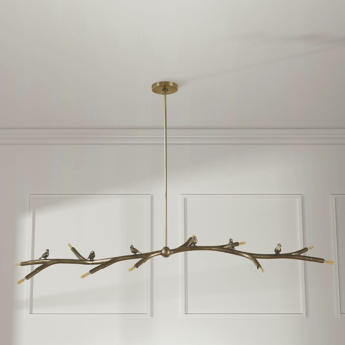 Alternative view of Aviary Linear Chandelier