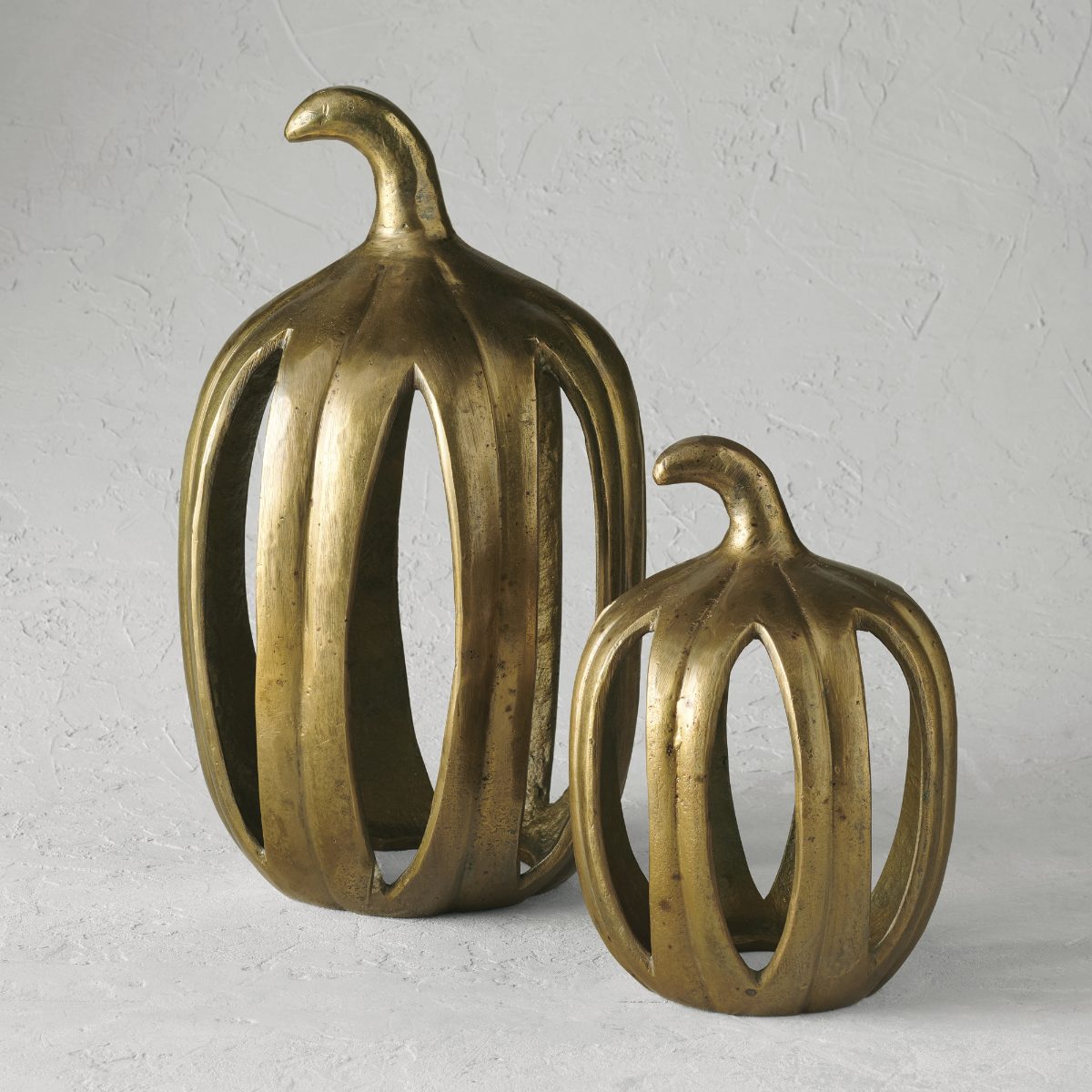Carved Pumpkin Hurricane Lantern