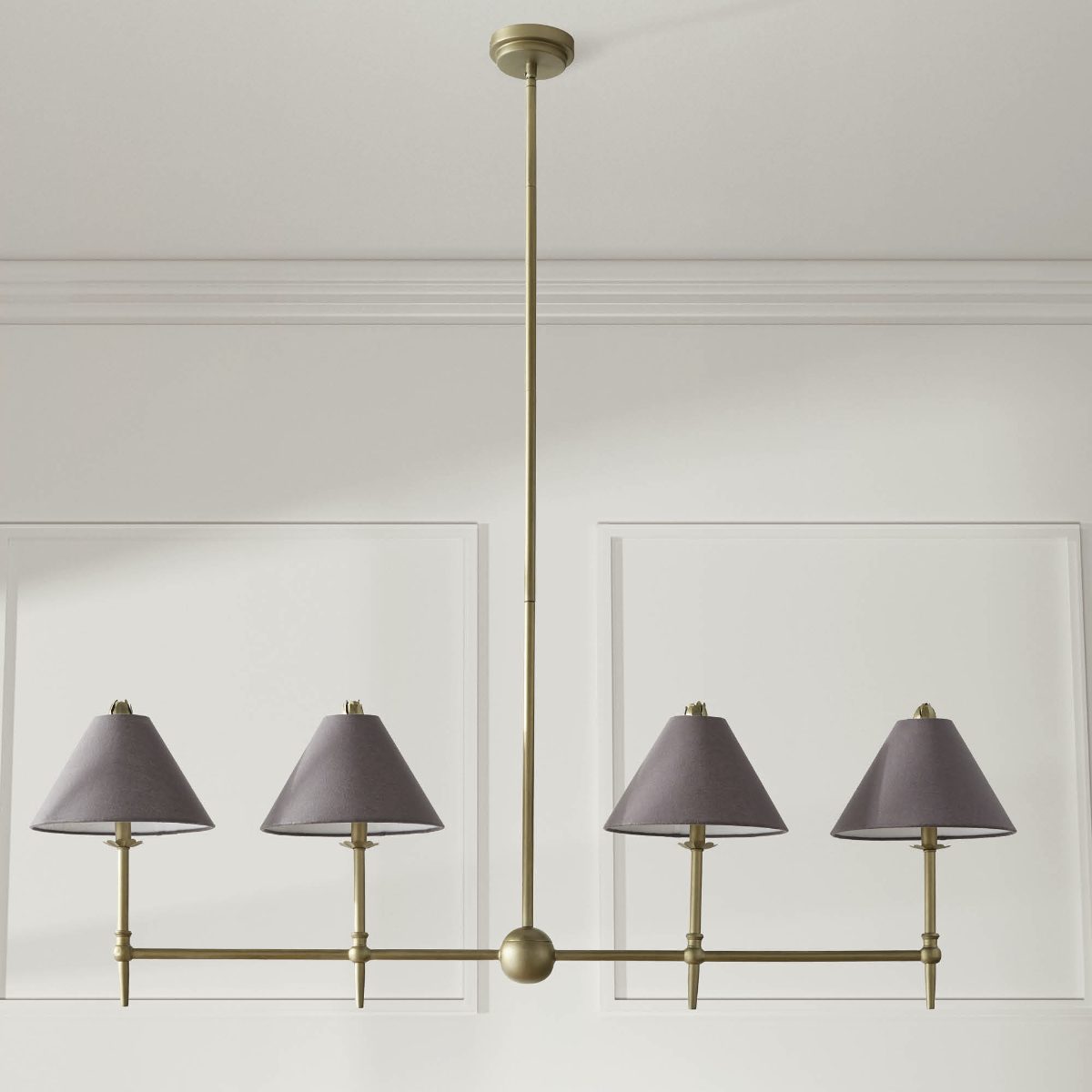 Alternative view of Avril Linear Chandelier