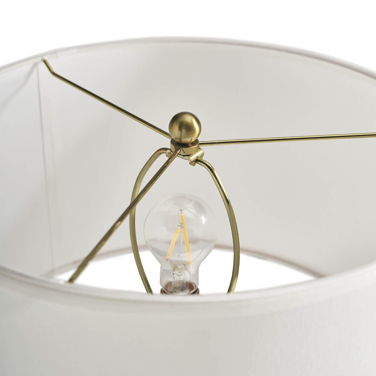 Chocolate Ming Handpainted Table Lamp - Image 3