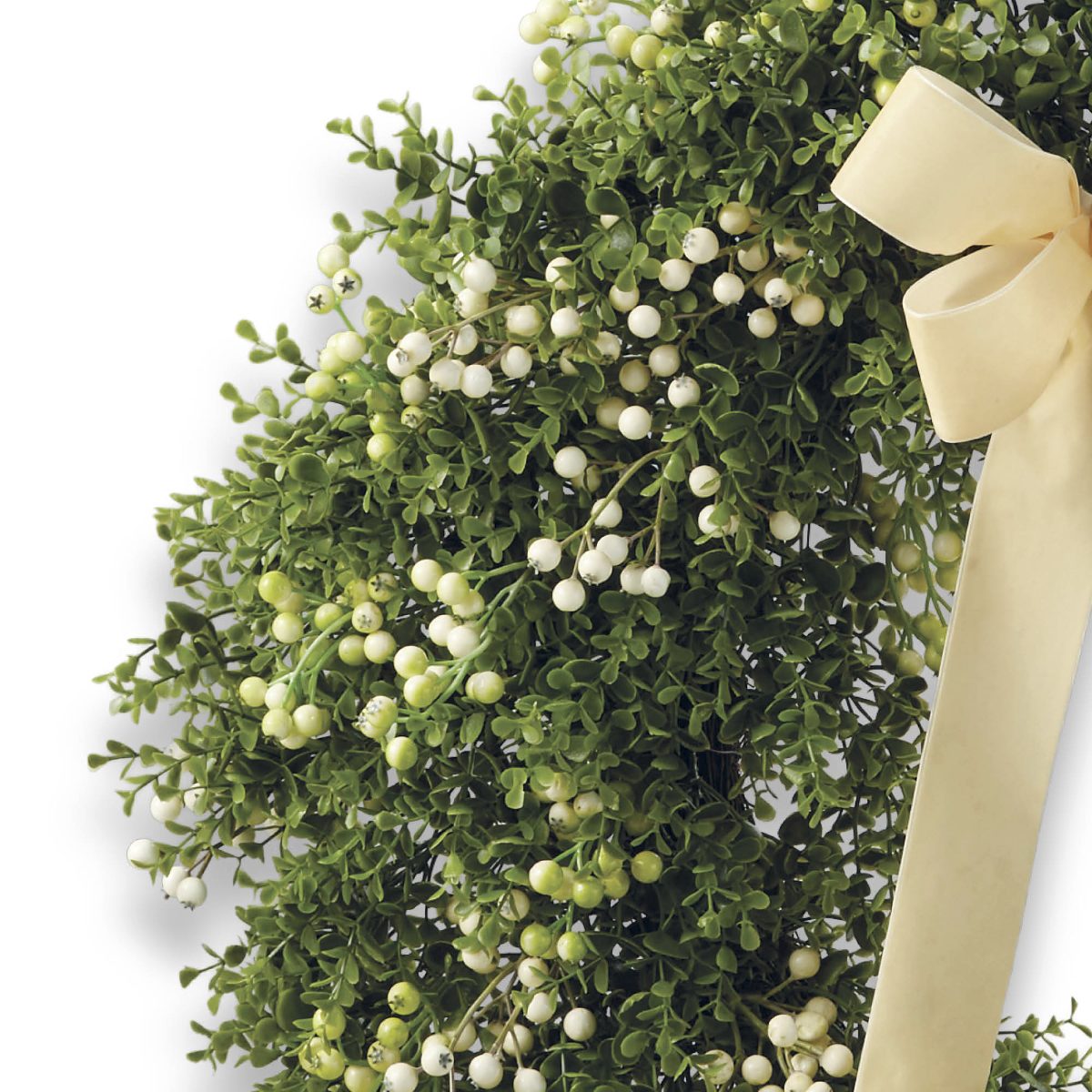 Alternative view of Blissful Boxwood Wreath