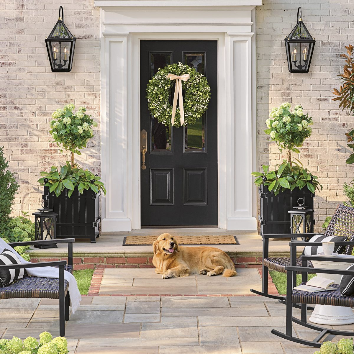Blissful Boxwood Wreath - Image 5