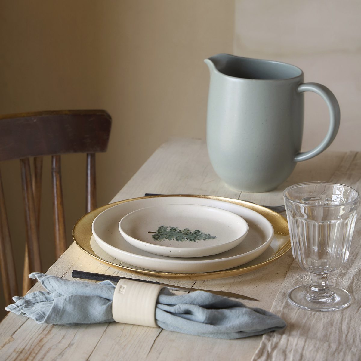 Alternative view of Camila Glass Charger, Set of Two