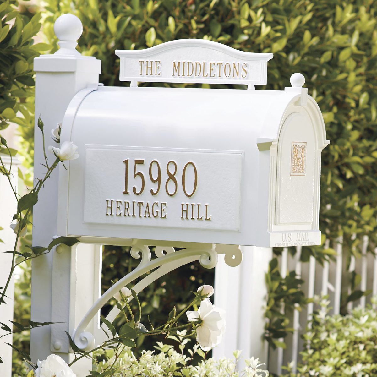 Capitol Monogrammed Mailbox