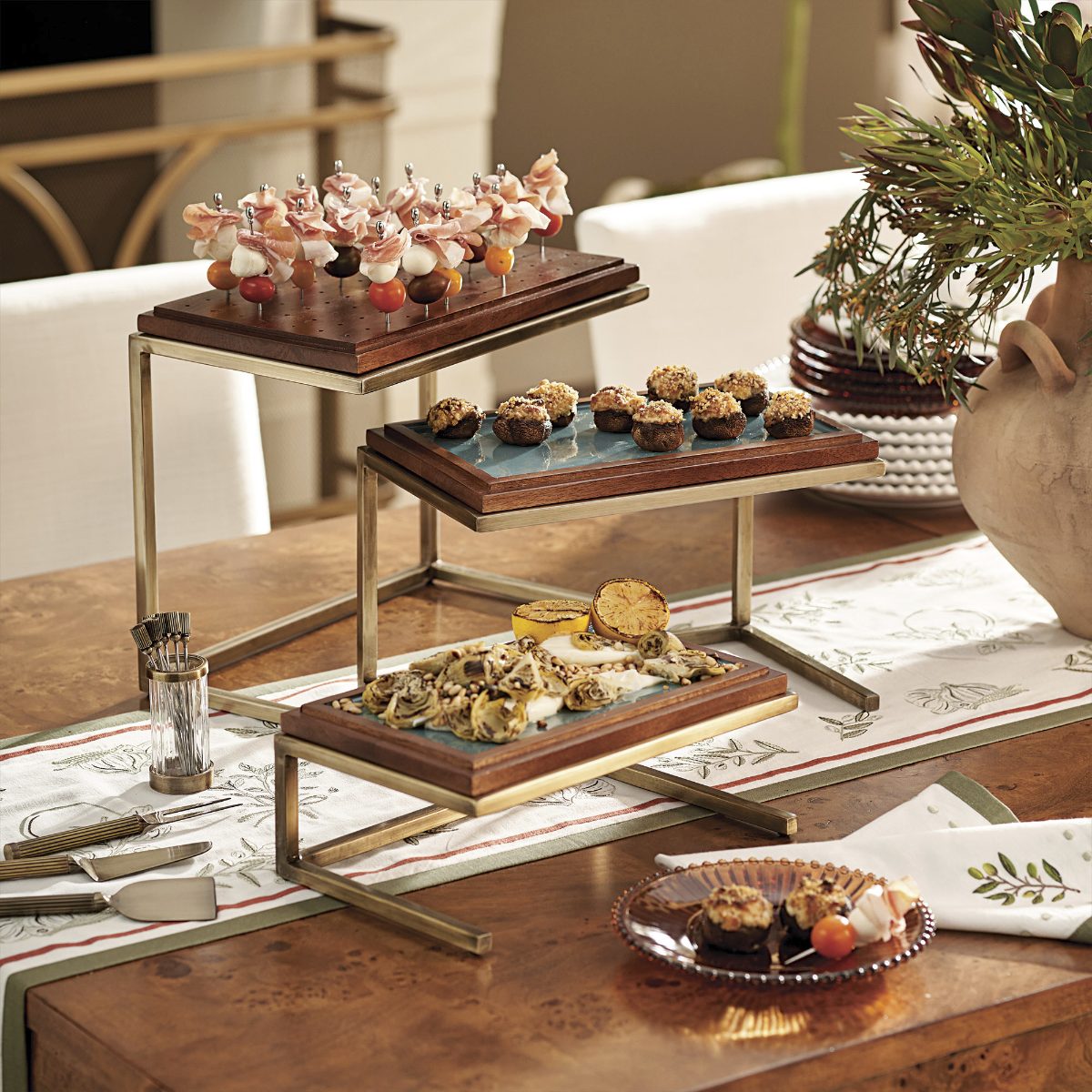 Chef Symon 3-Piece Tiered Server - Image 3