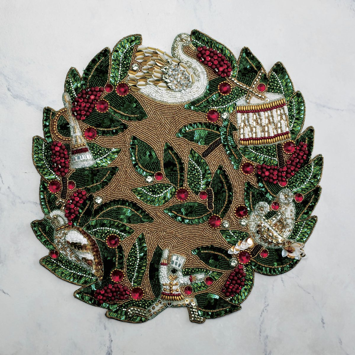 Christmas Carol Placemats, Set of Two