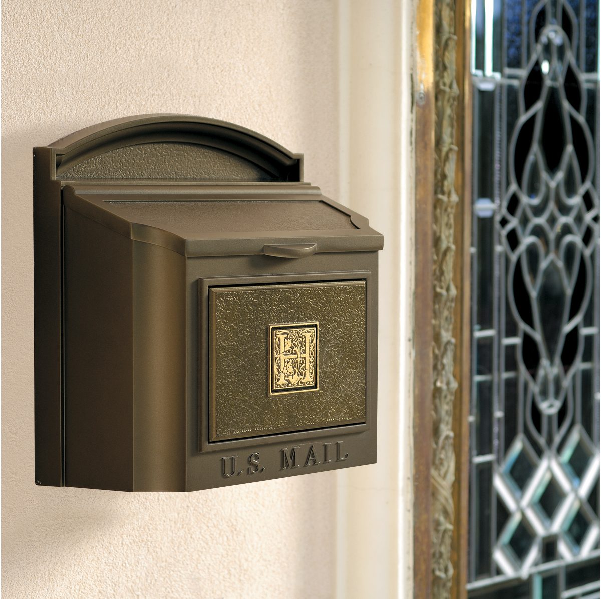 Capitol Monogrammed Wall-mount Mailbox - Image 3