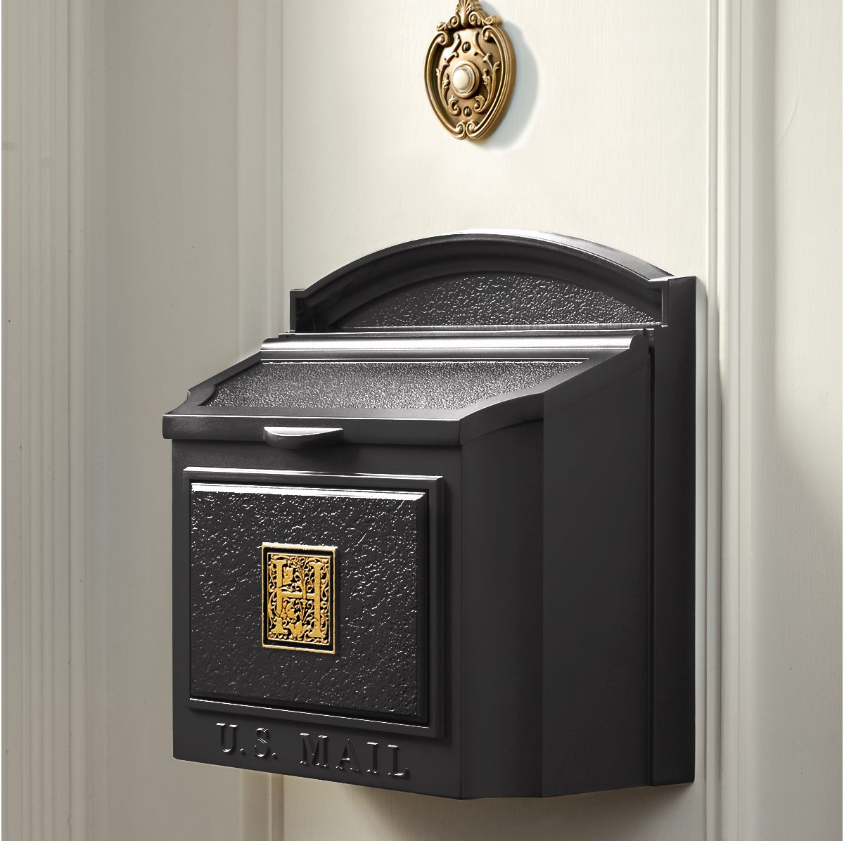 Capitol Monogrammed Wall-mount Mailbox
