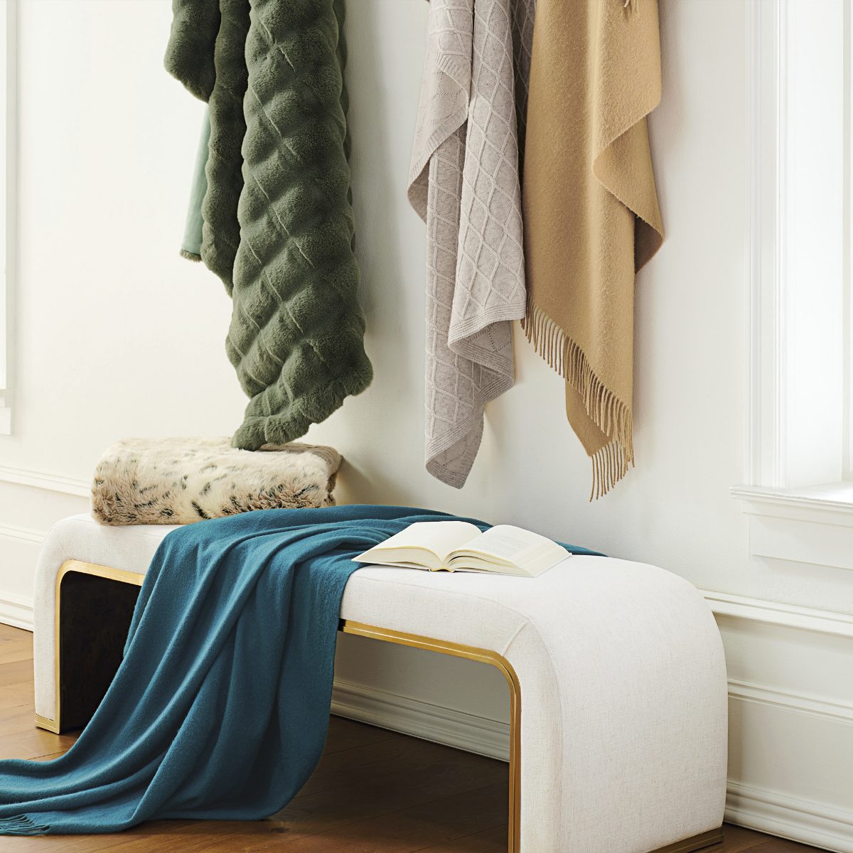 Cashmere Fringe Throw - Image 3