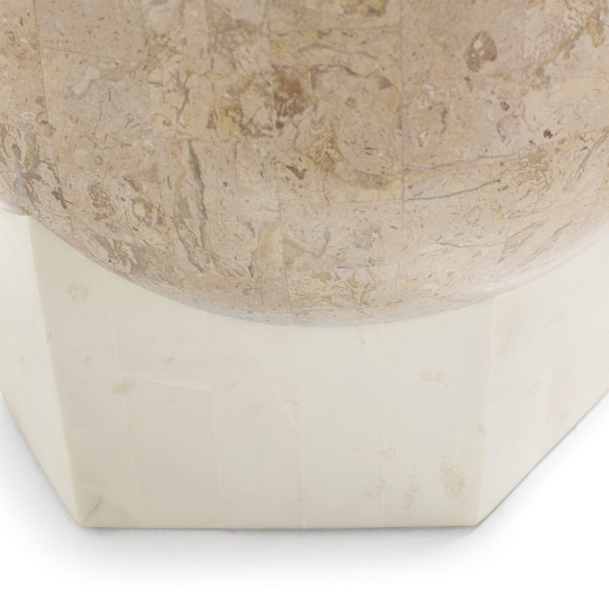 Caldera Stone Accent Stool - Image 6