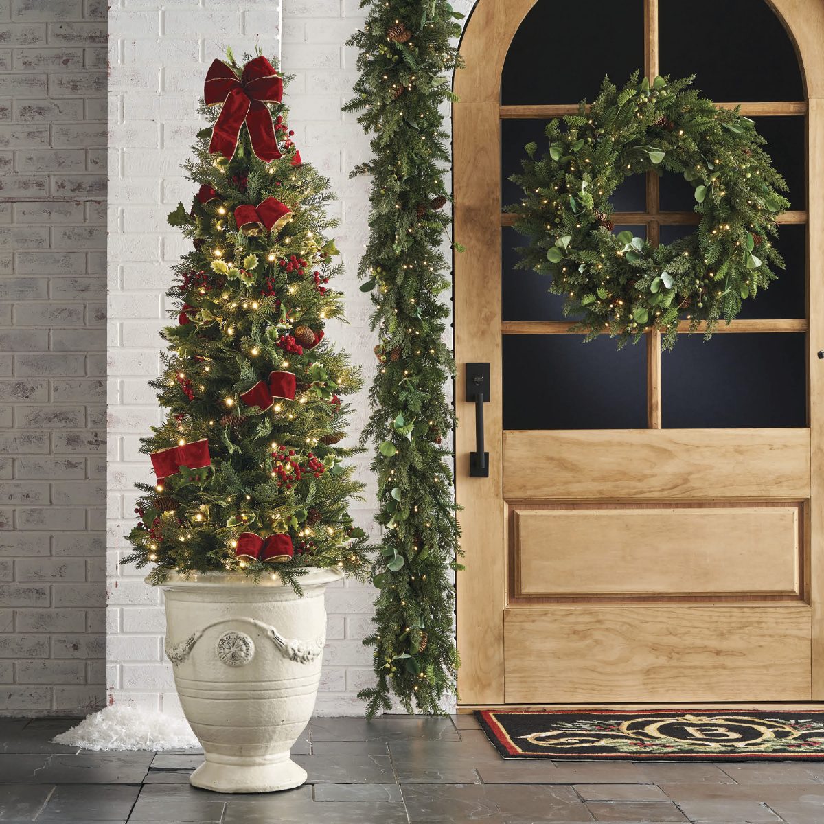 Christmas Cheer 5 ft. Potted Tree