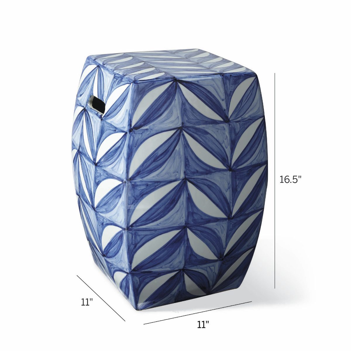 Celine Handpainted Accent Stool - Image 4