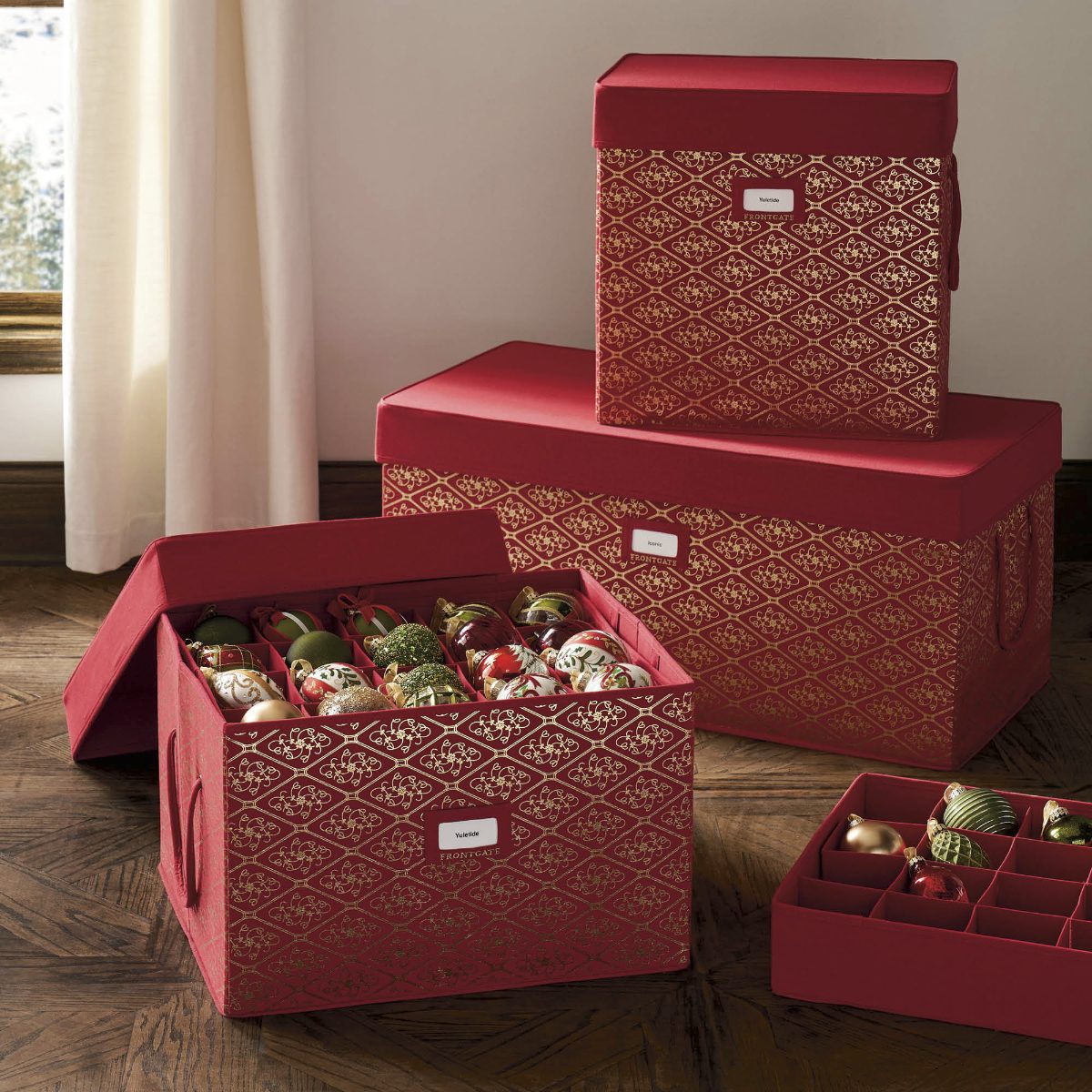 Alternative view of Deluxe Ornament Storage Chest