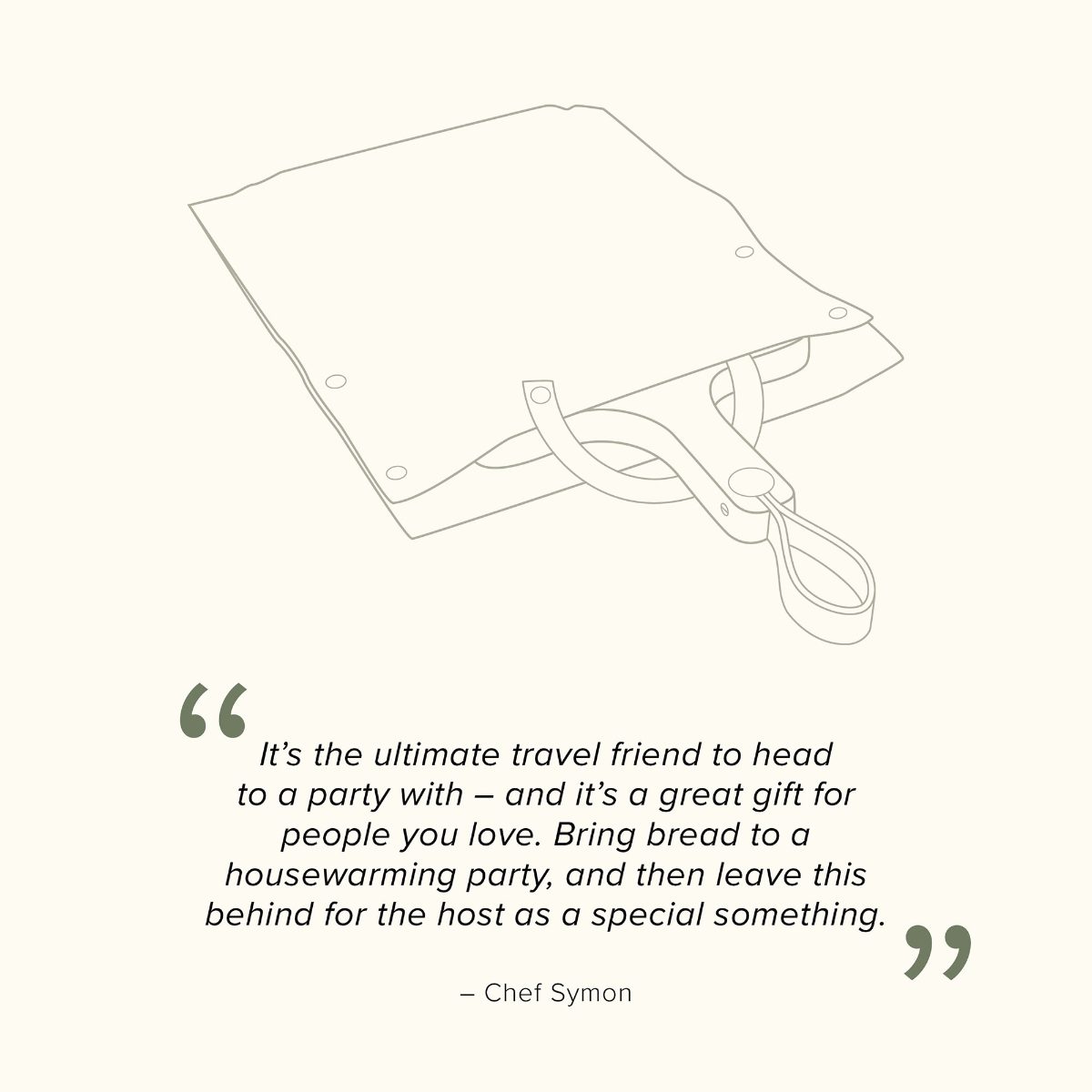 Chef Symon Board and Bread Cloth - Image 3
