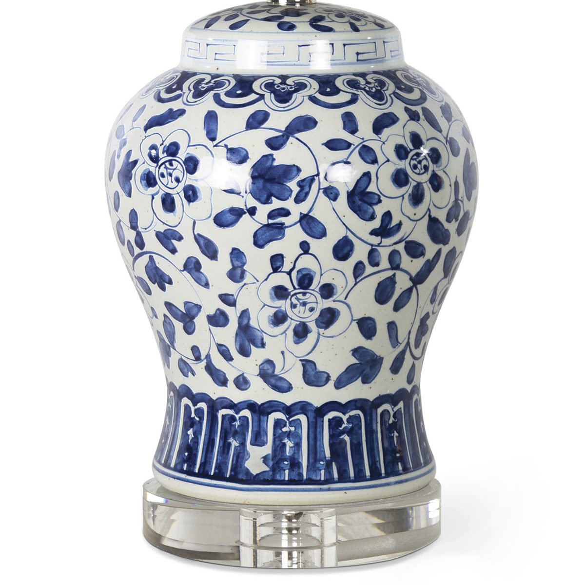 Blue Chinois Handpainted Table Lamp - Image 3