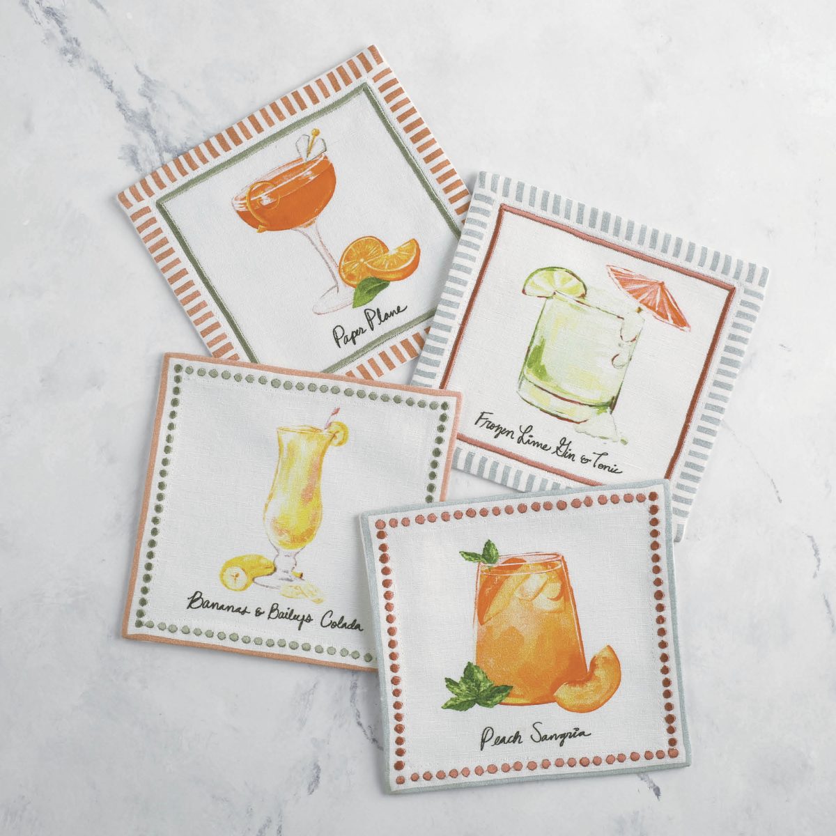 Chef Symon Cocktail Napkins, Set of Four