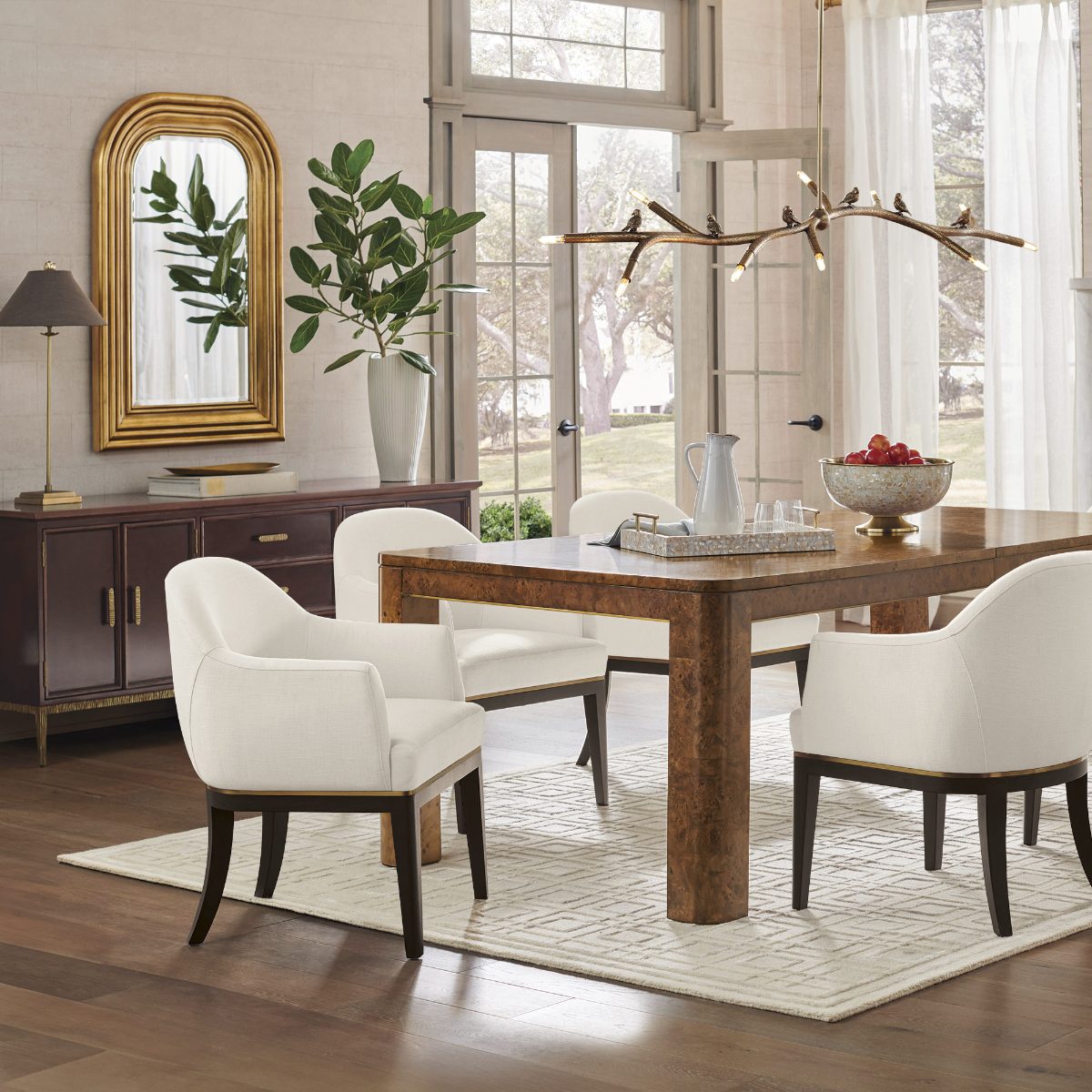 Alternative view of Brando Extendable Rectangular Dining Table (86"–118")