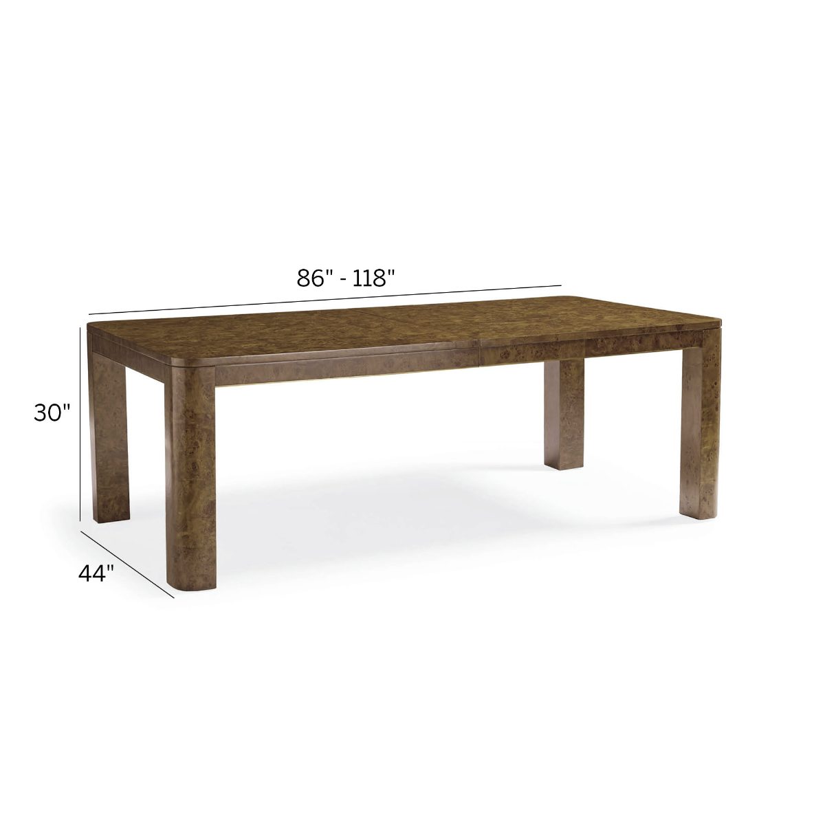 Brando Extendable Rectangular Dining Table (86"–118") - Image 5