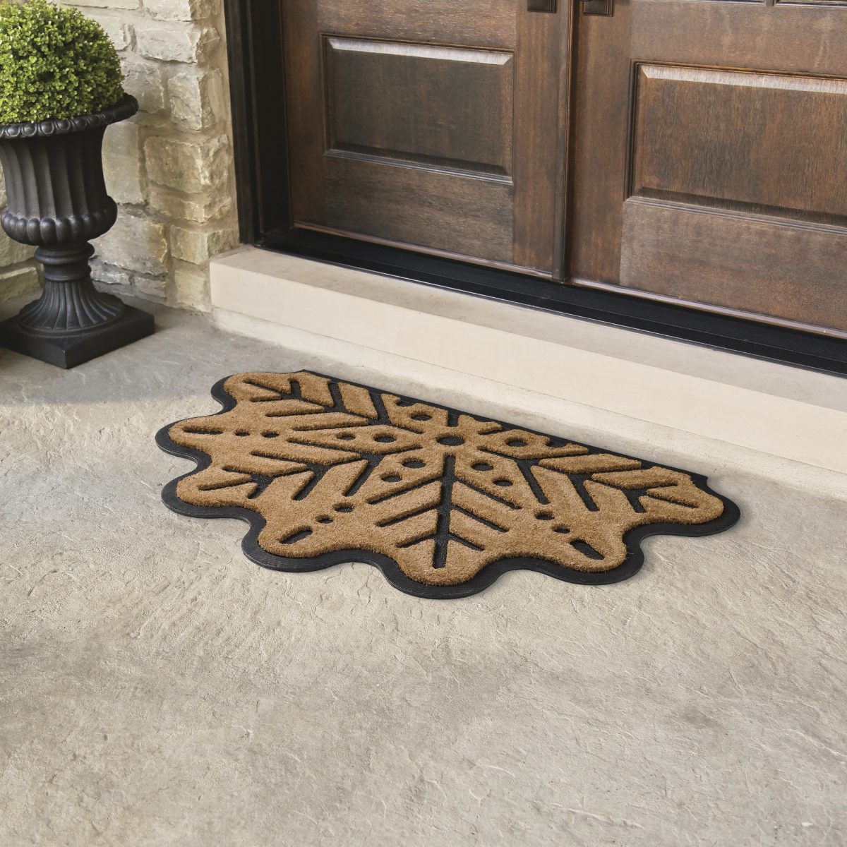 Alternative view of Snowflake Door Mat