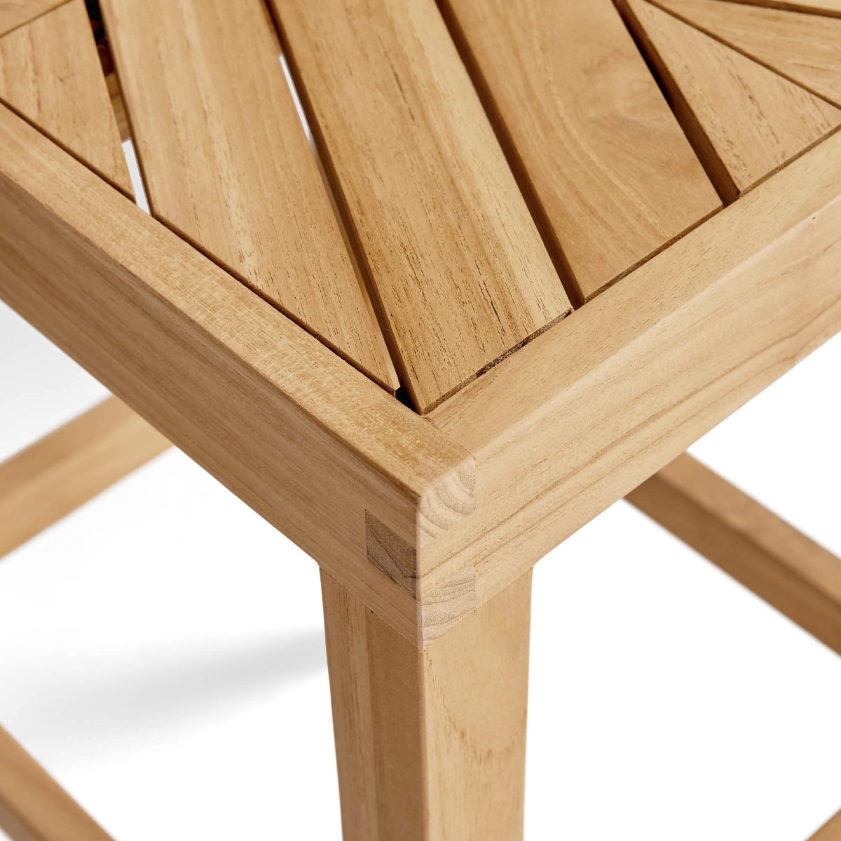 Westport Bar Stool in Weathered Teak - Image 5