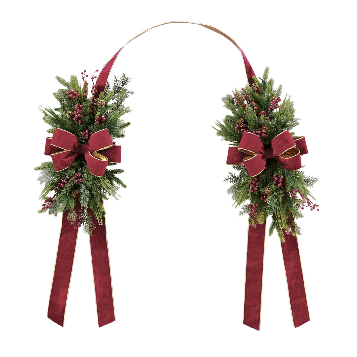 Christmas Cheer Dual-Sided Door Swag - Image 4