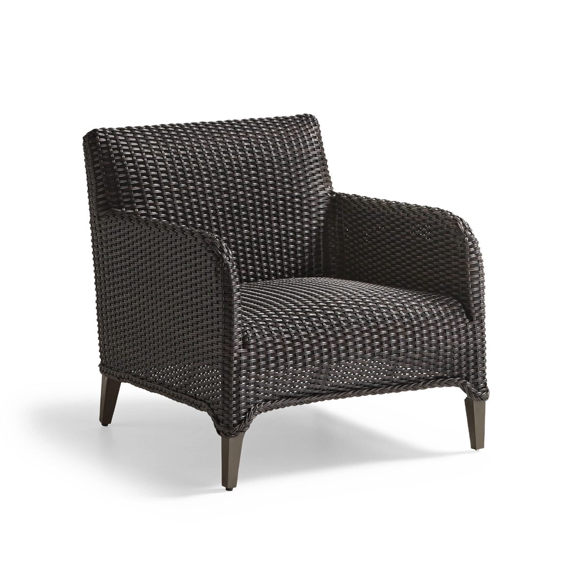 Beckham Lounge Chair in Dark Sienna Wicker - Image 3