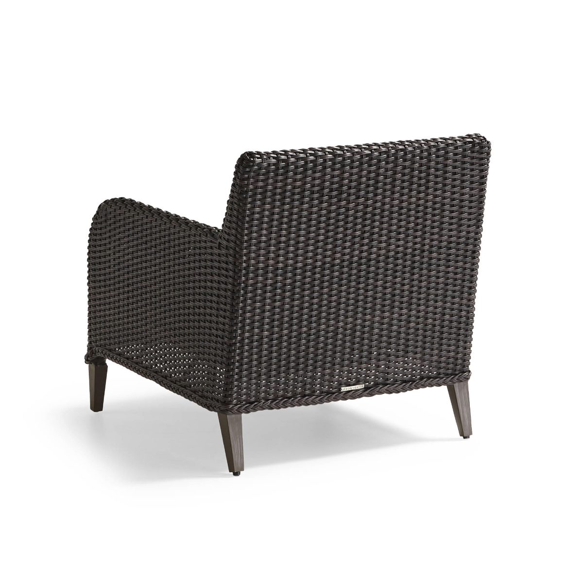 Beckham Lounge Chair in Dark Sienna Wicker - Image 4