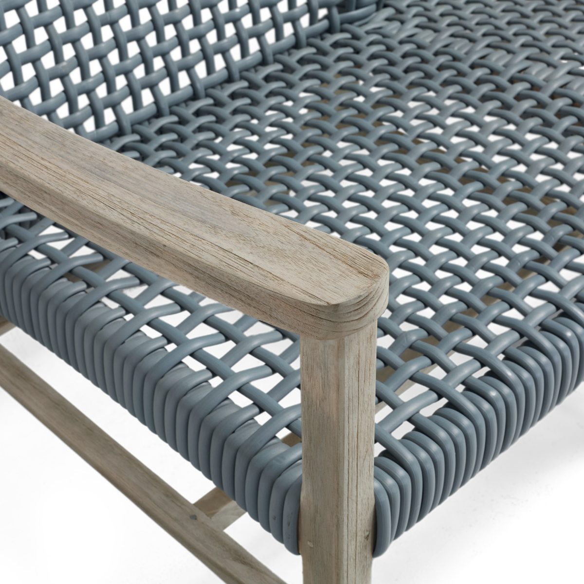 Isola Sofa in Natural Teak & Driftwood Wicker - Image 6