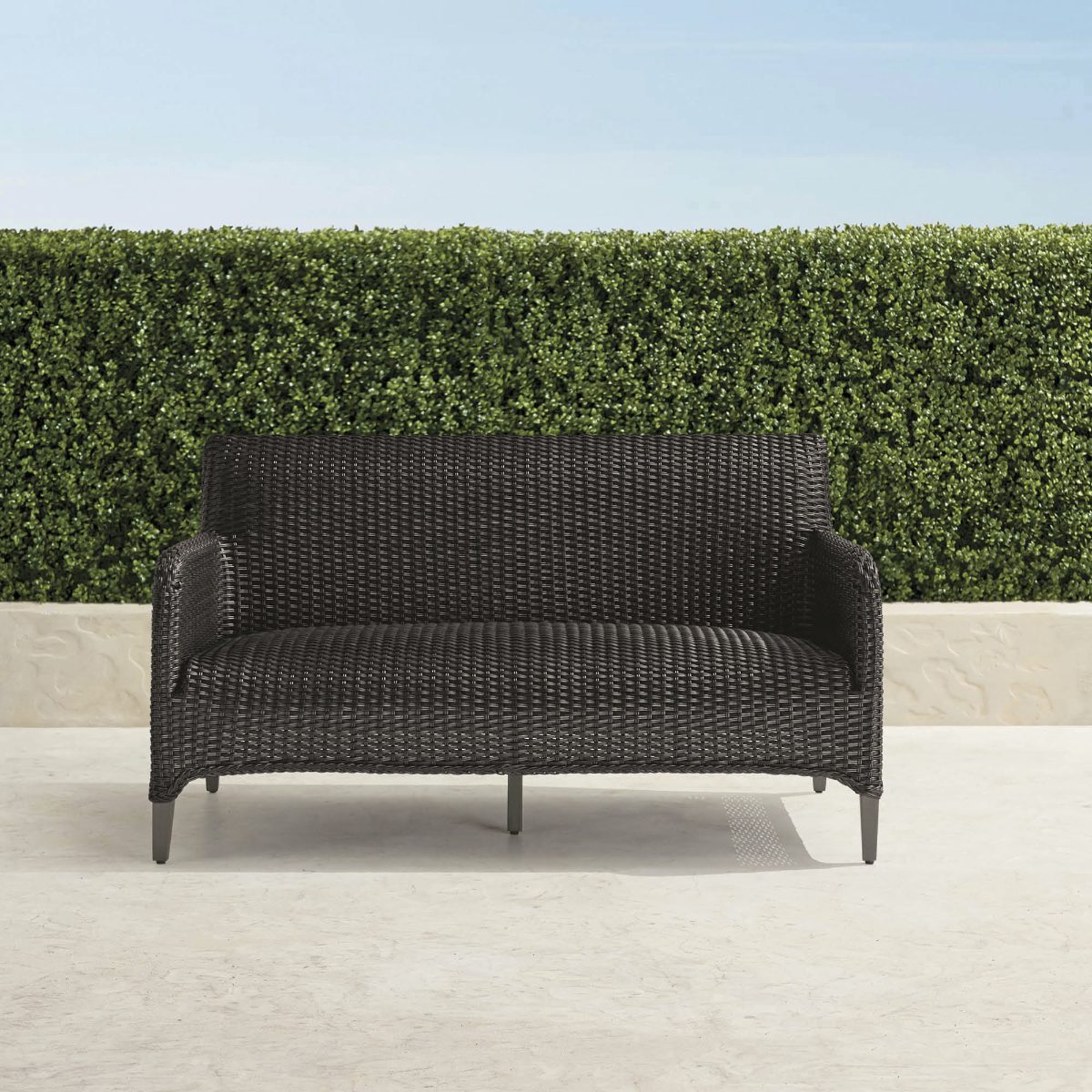 Beckham Loveseat in Dark Sienna Wicker