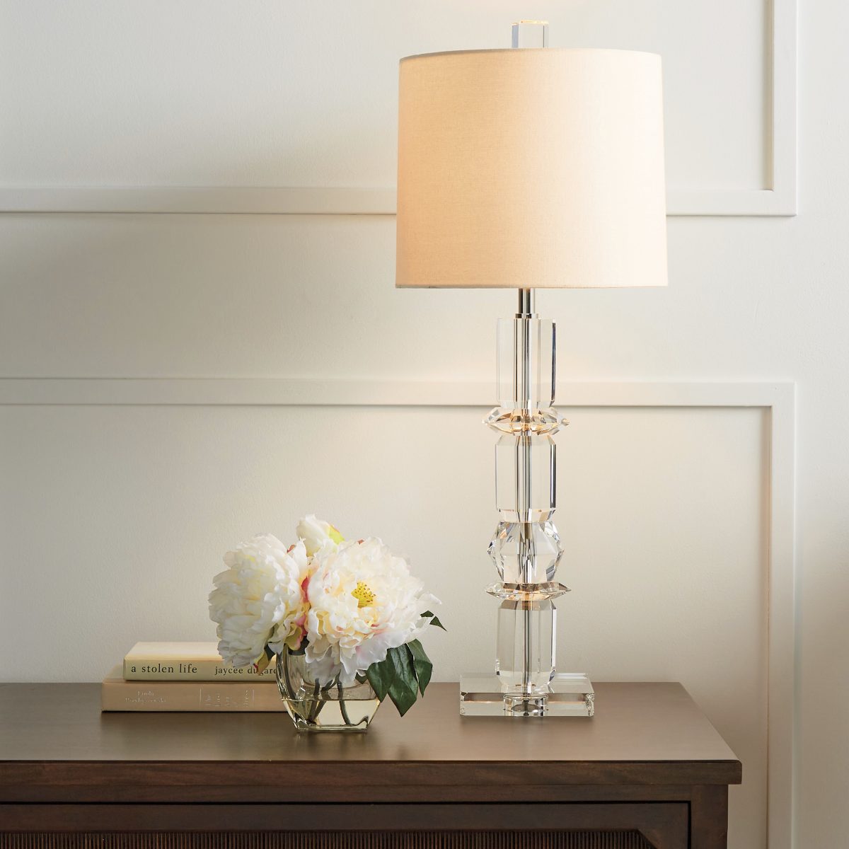 Alternative view of Diana Crystal Buffet Lamp