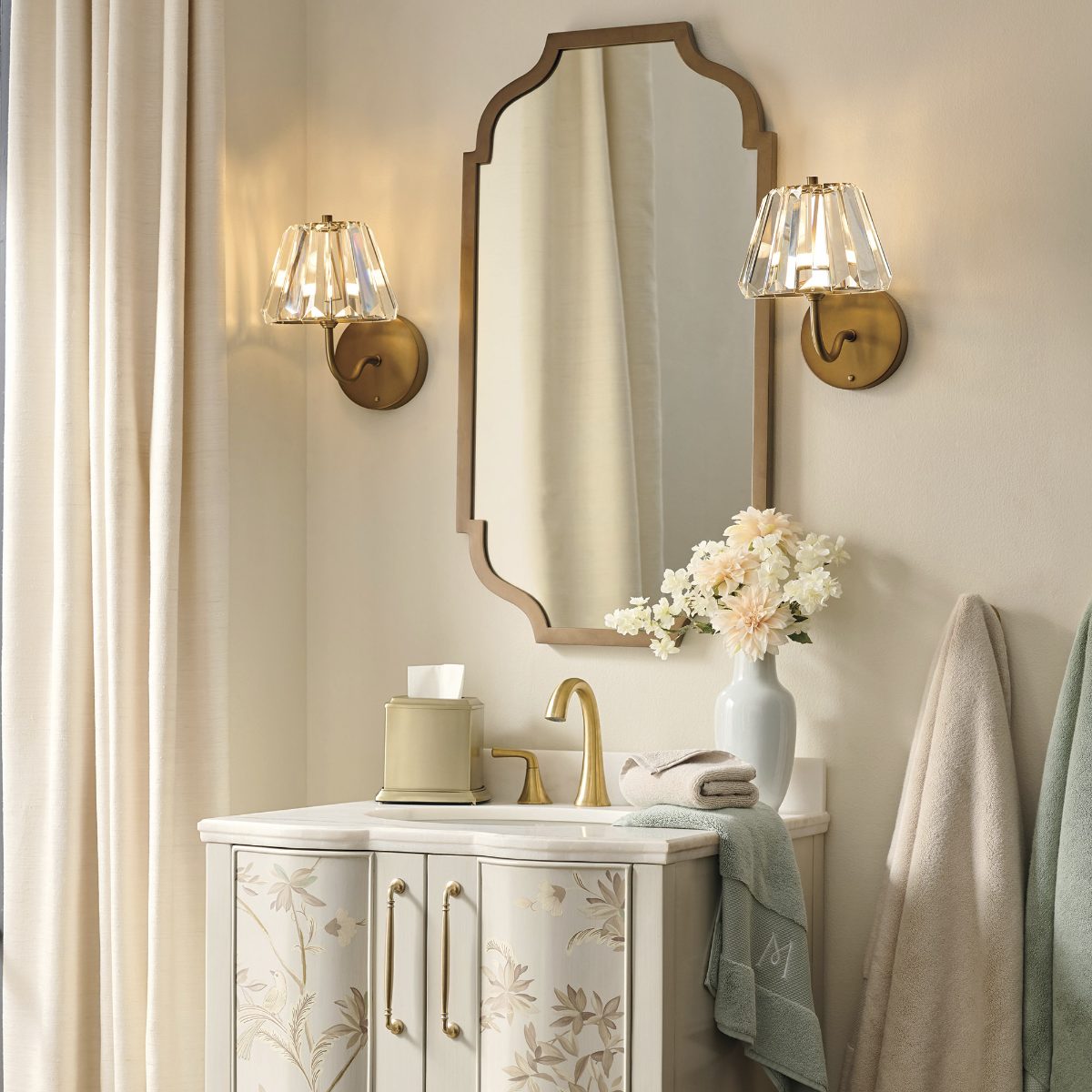 Jacqueline Crystal Rechargeable Sconce - Image 3