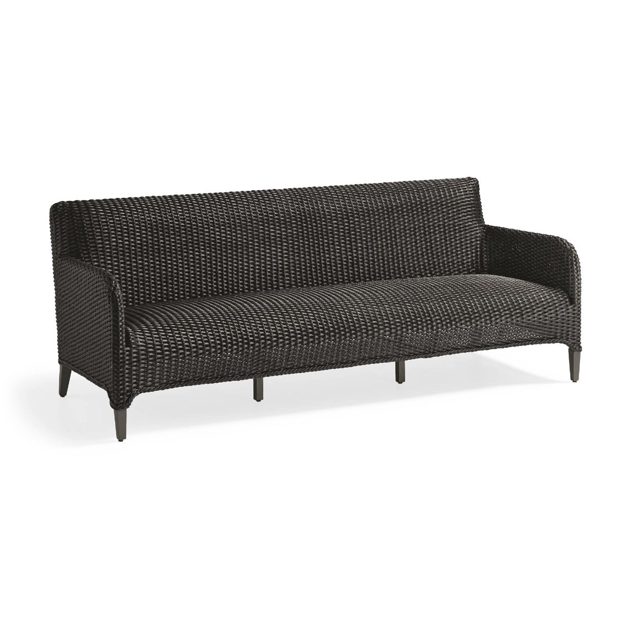 Beckham Sofa in Dark Sienna Wicker - Image 3
