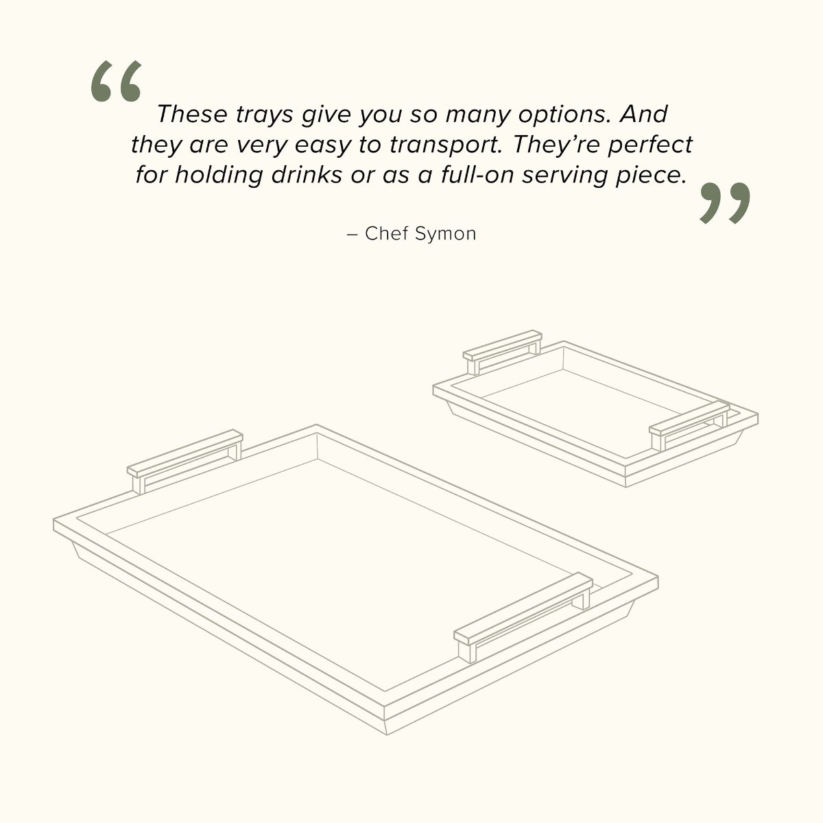 Chef Symon Small Serving Tray - Image 3