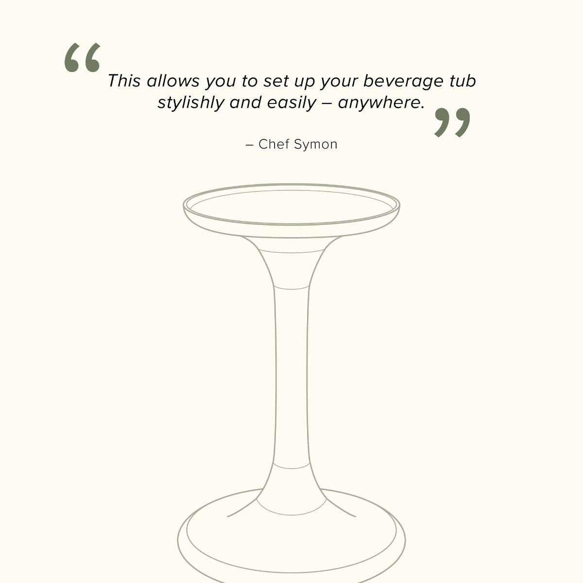 Chef Symon Pedestal - Image 3