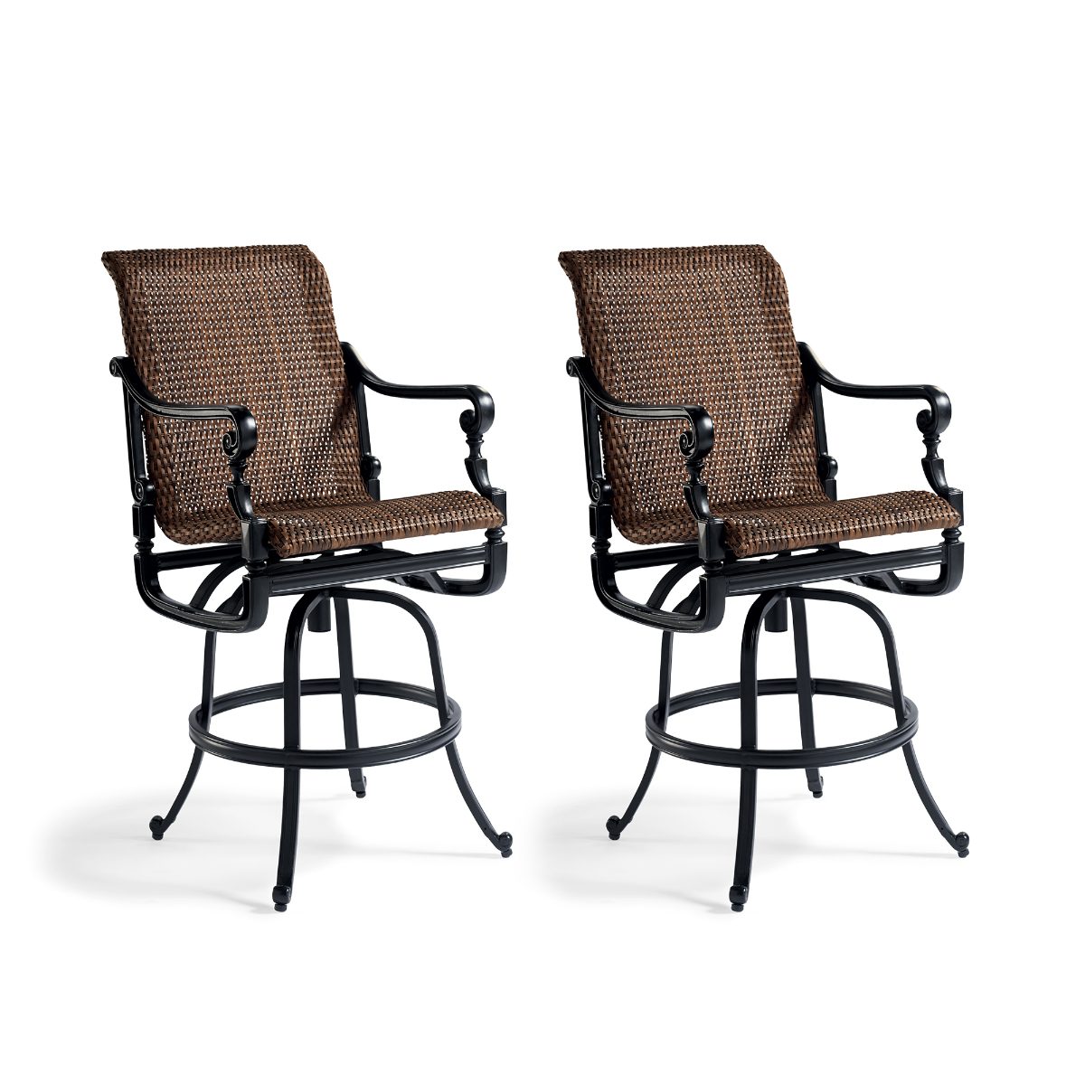 Carlisle Woven Bar Stools, Set of Two - Image 3