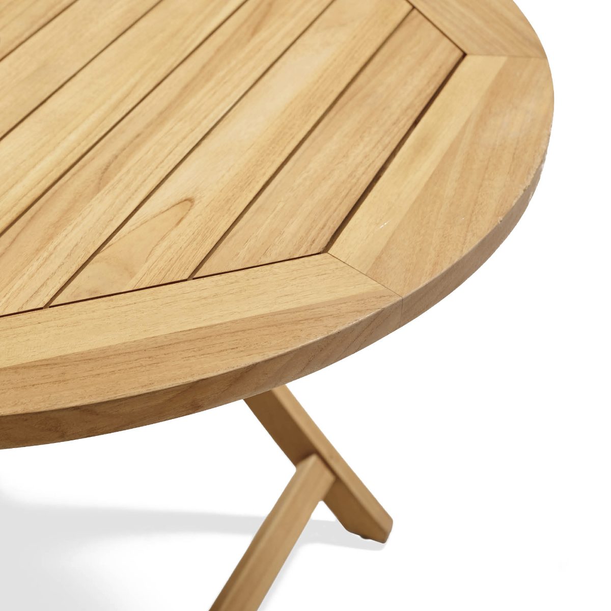 Eden Teak Folding Table - Image 4